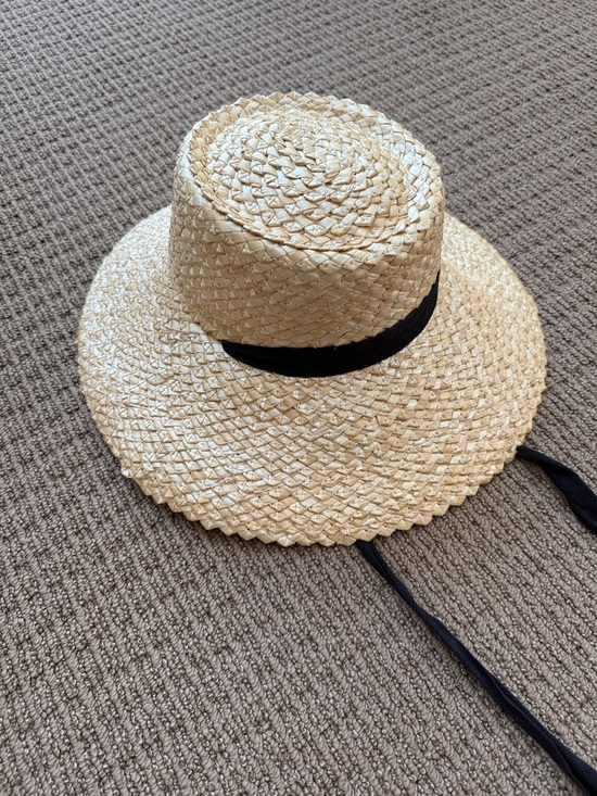 Lack Of Color Accessories - Lack Of Color Natural Straw Hat with Black Ribbon